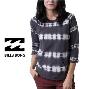 🖤Billabong “worth waiting” tie dye pullover sweatshirt size large